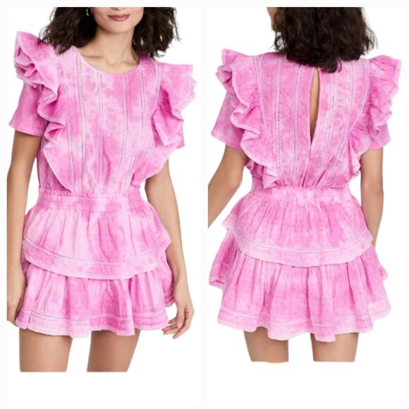LoveShackFancy Dresses & Skirts - LoveShackFancy Natasha Dress Begonia Hand Dye